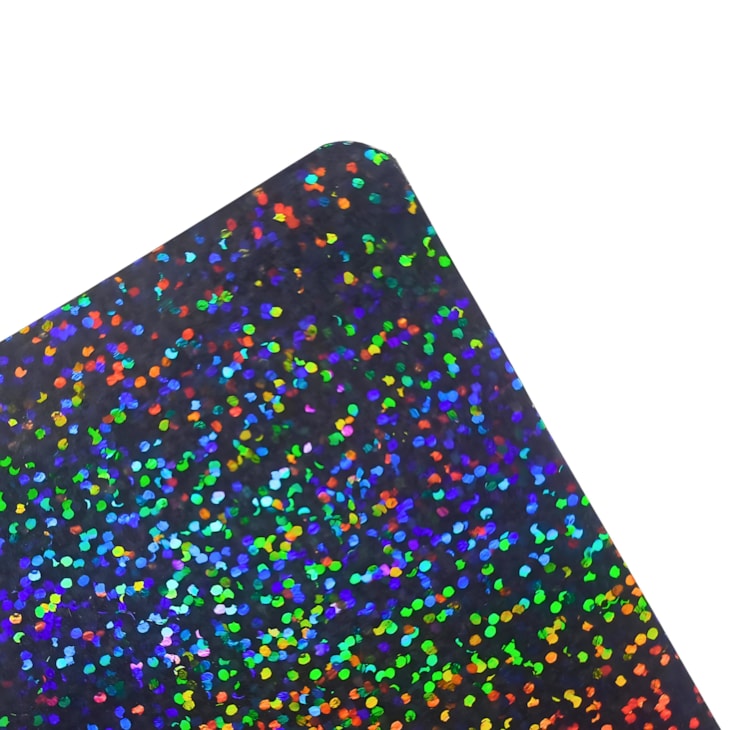BOPP Holográfico Confete para Laminação 22cmx10m Marpax 01un