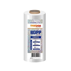 Bopp Holográfico Confete para laminação 22cmx50m Marpax 1un