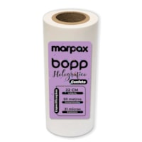Bopp Holográfico Confete para laminação 22cmx50m Marpax 1un