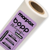 Bopp Holográfico Confete para laminação 22cmx50m Marpax 1un