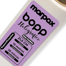 BOPP Holográfico Dots Confete 21,5cmx10m Marpax com 01un