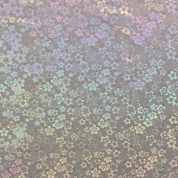 Bopp Holográfico Flower para laminação 21,5cmX10m Marpax 1uni