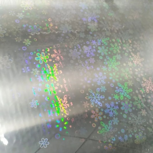 Bopp Holográfico Frozen para laminação 21,5cmX10m Marpax 1uni