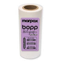 BOPP Holográfico Pedras 3D Laminação 21,5cmx200m Marpax 01un