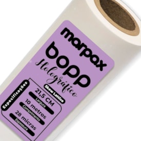 BOPP Holográfico Skew Lattice 21,5cmx10m Marpax com 01un