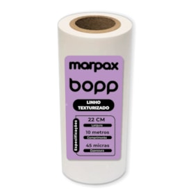 Bopp Linho Texturizado para Laminação 22cmX10m Marpax 01 un