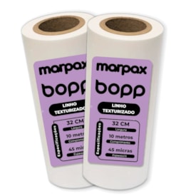 Bopp Linho Texturizado para Laminação 32cmX10m Marpax 02 un