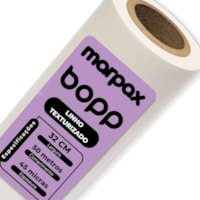 Bopp Linho Texturizado para Laminação 32cmX50m Marpax 01 un