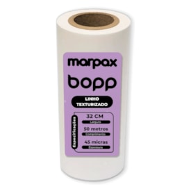 BOPP Linho Texturizado para Laminação 32cmx50m Marpax 01un