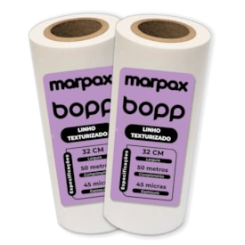 Bopp Linho Texturizado para Laminação 32cmX50m Marpax 02 un