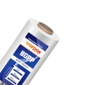 Bopp para laminação Soft Touch Aveludado 22cmx10m Marpax 1un