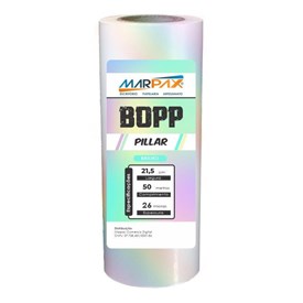 BOPP Pillar Para Laminação Bobina A4 21,5cmx50m Marpax 01un
