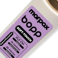 Bopp Soft-touch para laminação 21,5cm x 10m Marpax 1uni