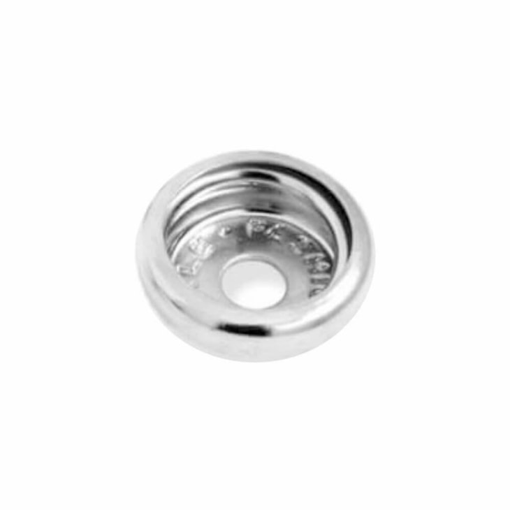 Botão de Pressão Niquelado 1002/100 Metal Marpax 50 Un