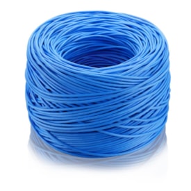 Cabo de Rede azul 04 pares sem Blindagem Elgin 100 metros