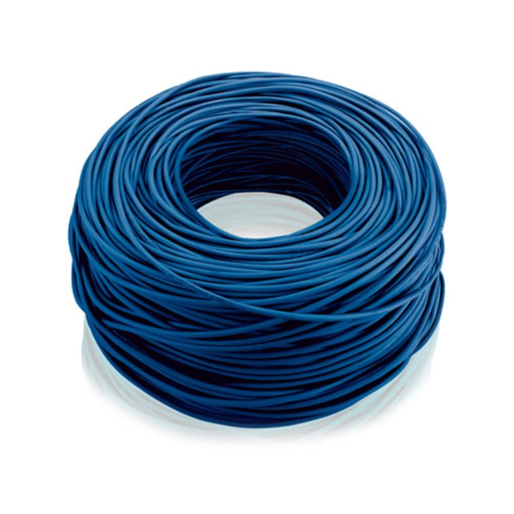 Cabo de Rede Azul 4 Pares Sem Blindagem Forceline 100mts