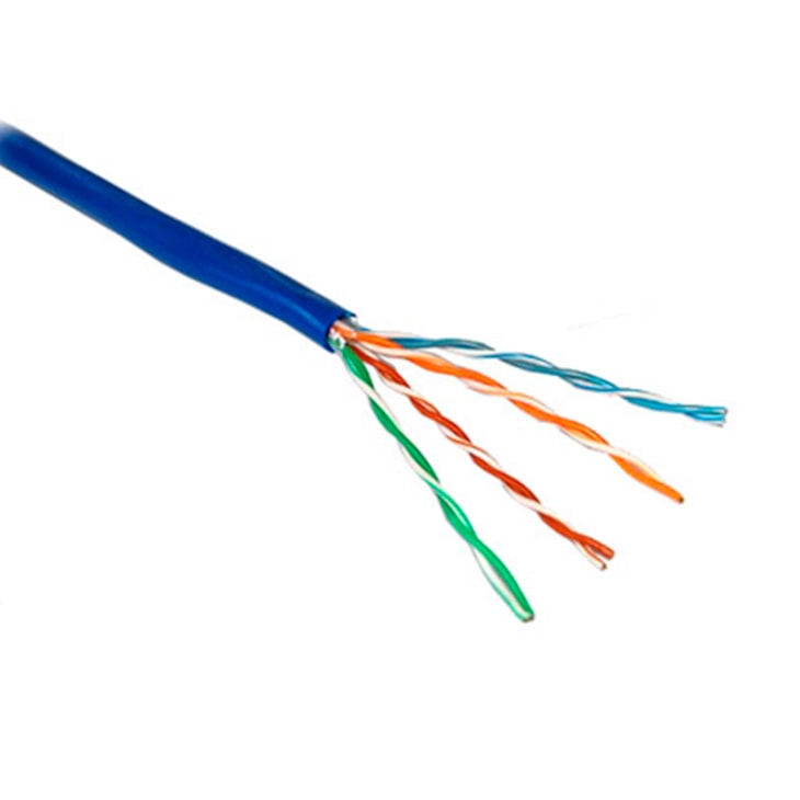 Cabo de Rede Azul 4 Pares Sem Blindagem Forceline 25 Metros