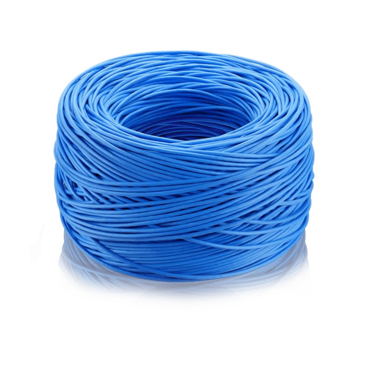 Cabo de Rede UTP Azul 4 Pares Cat5e Forceline 305 Metros