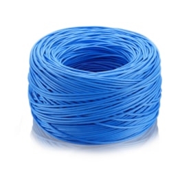Cabo de Rede UTP Azul 4 Pares Cat5e Forceline 305 Metros