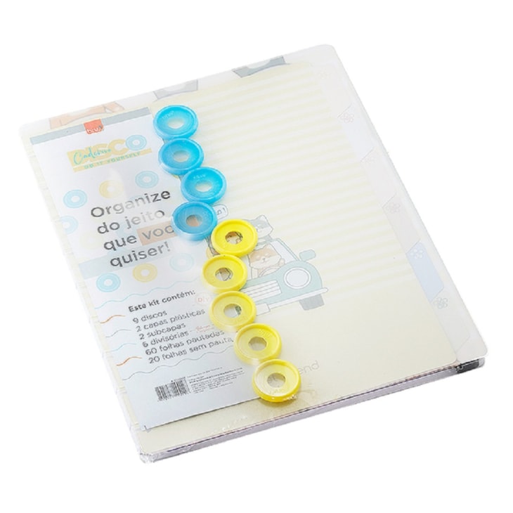 Caderno de Disco Best Friend 80 Folhas BRW