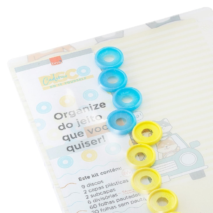 Caderno de Disco Best Friend 80 Folhas BRW