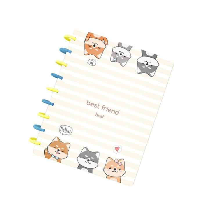 Caderno de Disco Best Friend 80 Folhas BRW