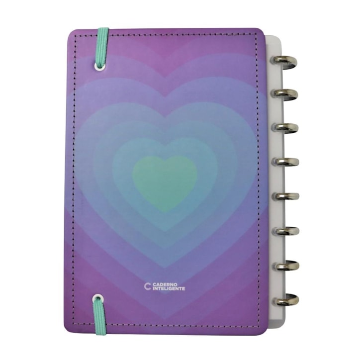 Caderno Inteligente A5 148x210mm Silver Love 80fls 01un