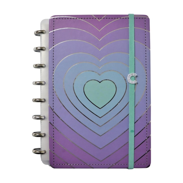 Caderno Inteligente A5 148x210mm Silver Love 80fls 01un