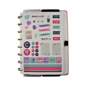 Caderno Inteligente Grande 280x215mm Golden Love 80fls 01un