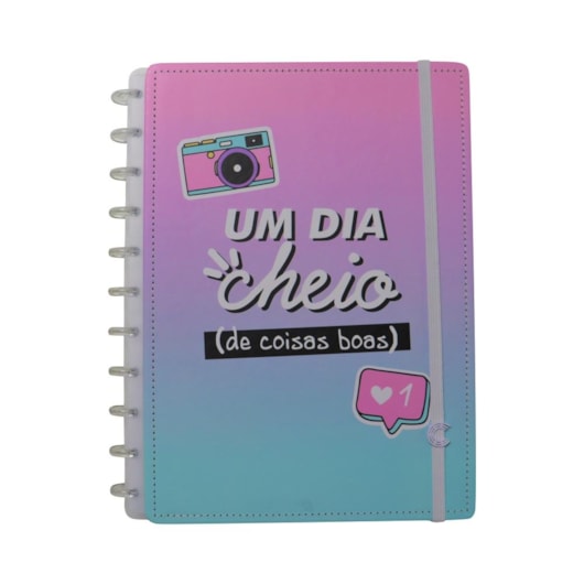 Caderno Inteligente Grande By uatt Amigas 80 Folhas 01un