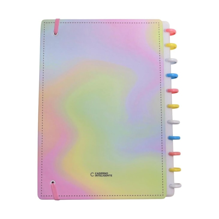 Caderno Inteligente Grande Candy Splash 140 Folhas 01un