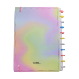 Caderno Inteligente Grande Candy Splash 140 Folhas 01un