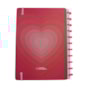 Caderno Inteligente Grande Golden Love 80 Folhas 01un