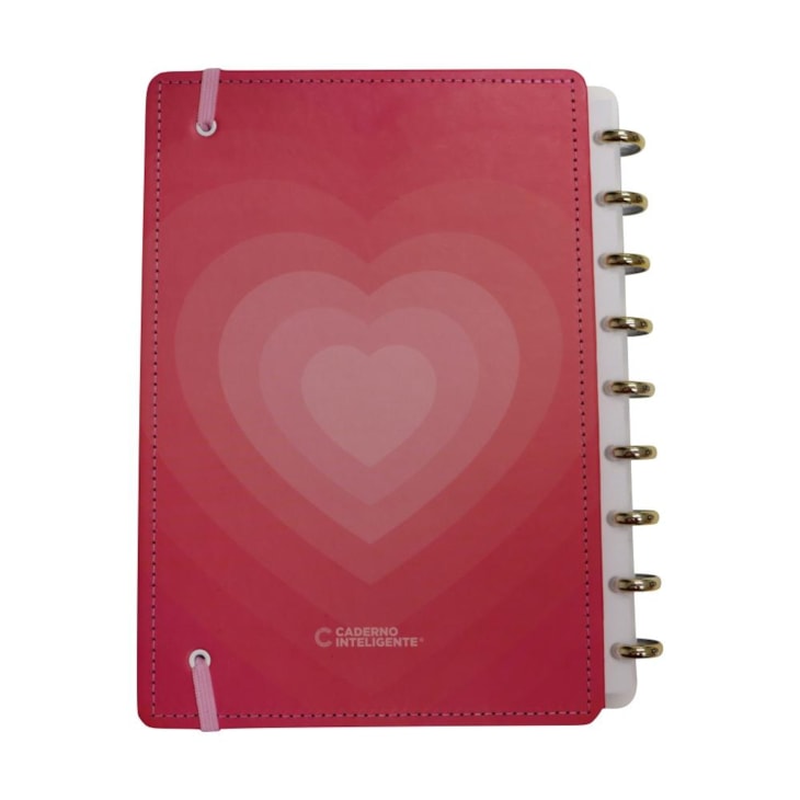 Caderno Inteligente Médio 190x255mm Golden Love 80fls 01un