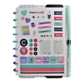 Caderno Inteligente Médio 190x255mm London Offset 80fls 01un