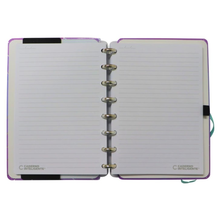 Caderno Inteligente Médio 190x255mm Silver Love 80fls 01un