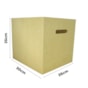 Caixa Com Alca Organizadora 30X26X25 Mdf 6Mm Madeira Marpax