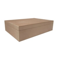Caixa Com Dobradica Multiuso Com Divisorias 32X23X8 Mdf Madeira Marpax