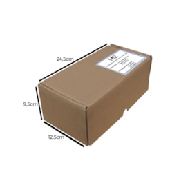 Caixa de Papelão para Correios M2 24X12X10cm Marpax 50 un