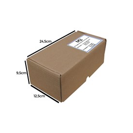 Caixa de Papelão para correios M2 24x12x10cm Marpax 50 un