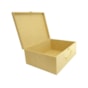 Caixa Maleta Com Dobradica E Fecho 35X27X14 Mdf Madeira Marpax