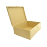 Caixa Maleta Com Dobradica E Fecho 35X27X14 Mdf Madeira Marpax