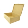 Caixa Maleta Com Dobradica E Fecho 35X27X14 Mdf Madeira Marpax