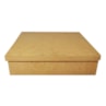 Caixa Quadrada Tampa De Sapato 30X30X5 Mdf Madeira Marpax