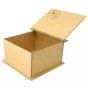 Caixa Quadrada Tampa Dobravel Casal Noivos 20X20X10 Laser Mdf Madeira Marpax