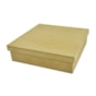 Caixa Quadrada Tampa Sapato 15X15X5 Mdf Madeira Marpax