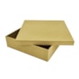Caixa Quadrada Tampa Sapato 15X15X5 Mdf Madeira Marpax