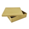 Caixa Quadrada Tampa Sapato 15X15X5 Mdf Madeira Marpax