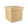 Caixa Quadrada Tampa Sapato 8X8X6 Mdf Madeira Marpax