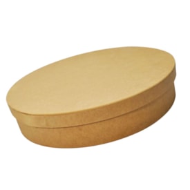 Caixa Redonda Tampa Sapato 45X10 Mdf Madeira Marpax
